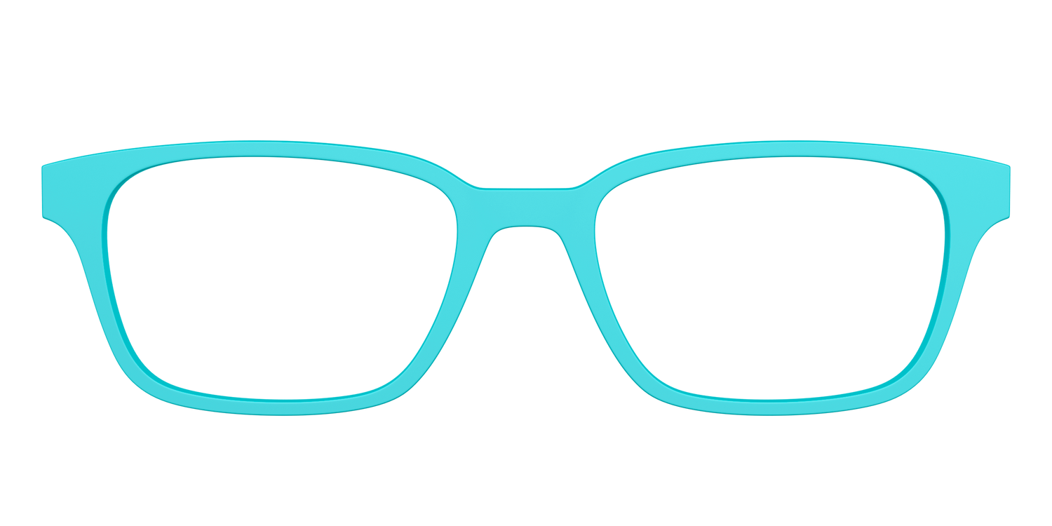 The Turquoise - Front Top Image - Pair Eyewear