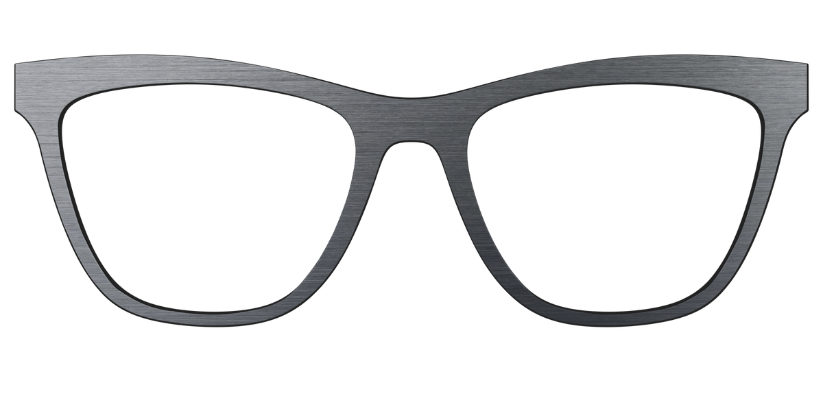 The Brushed Nickel - Front Top Image - Pair Eyewear