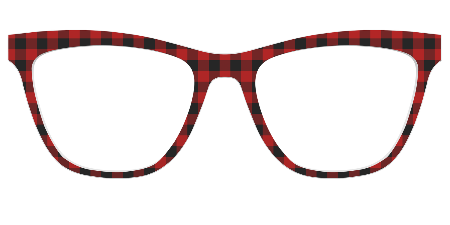 The Buffalo Plaid - Front Top Image - Pair Eyewear