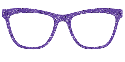 The Electric Purple Sparkle - Front Top Thumbnail - Pair Eyewear