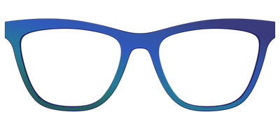 The Peacock Ombre - Front Top Thumbnail - Pair Eyewear