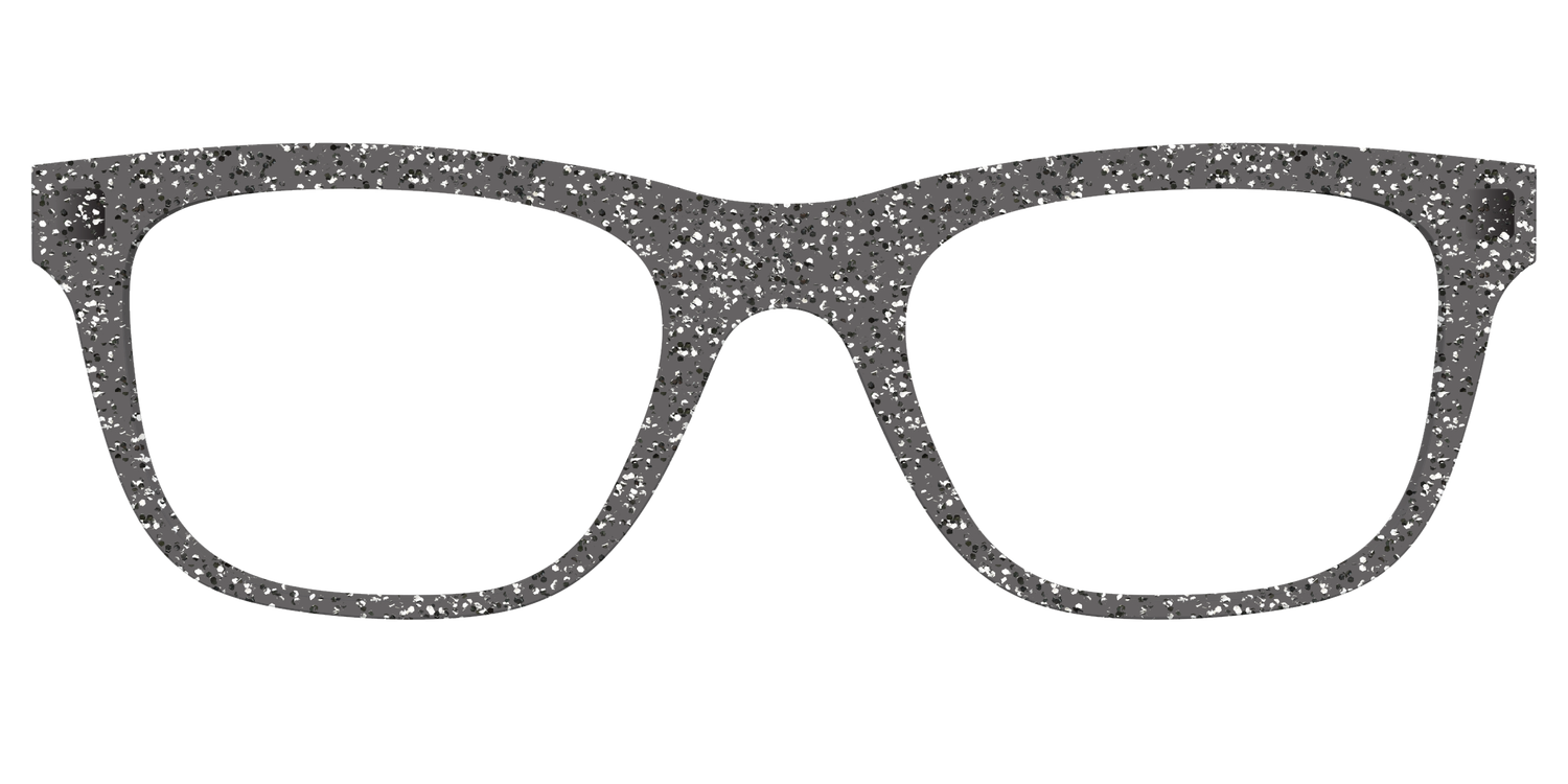 The Black Sparkle - Front Top Image - Pair Eyewear