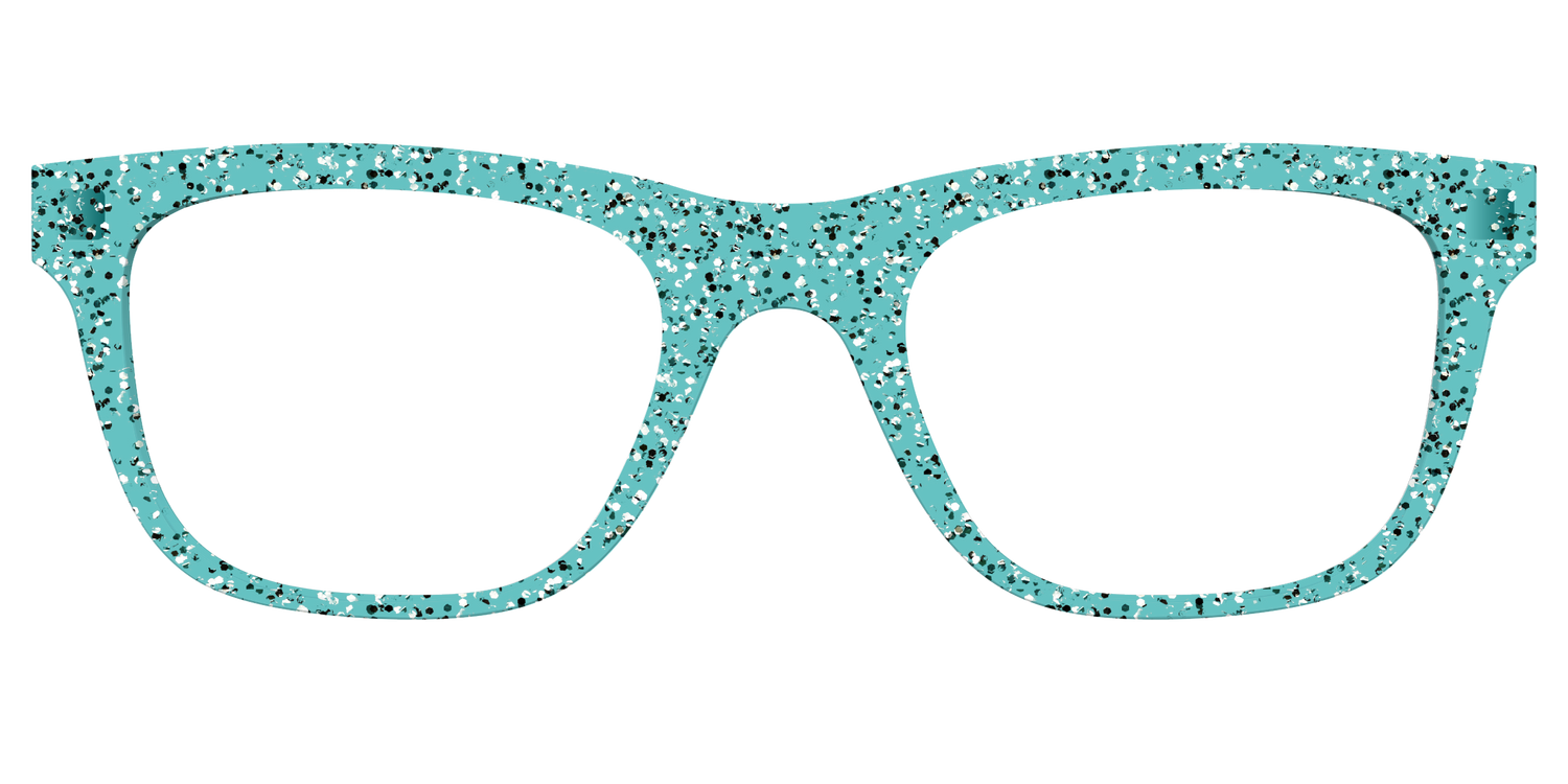 The Mint Sparkle - Front Top Image - Pair Eyewear