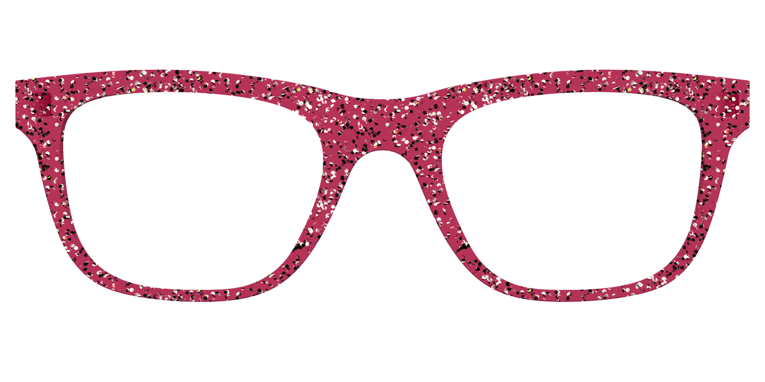 The Ruby Sparkle - Front Top Image - Pair Eyewear