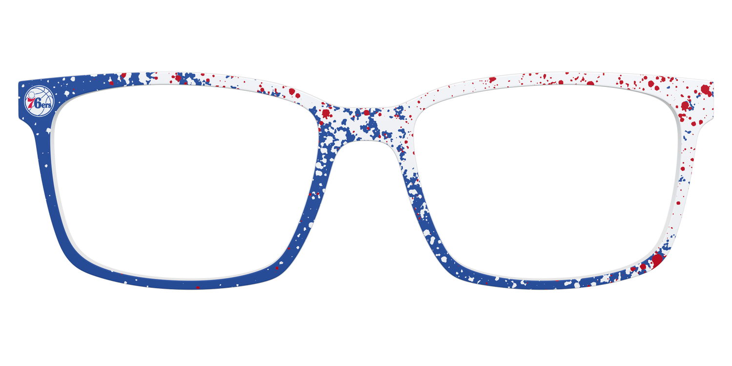 The 76ers Splatter - Lifestyle Kirby Top Image - Pair Eyewear