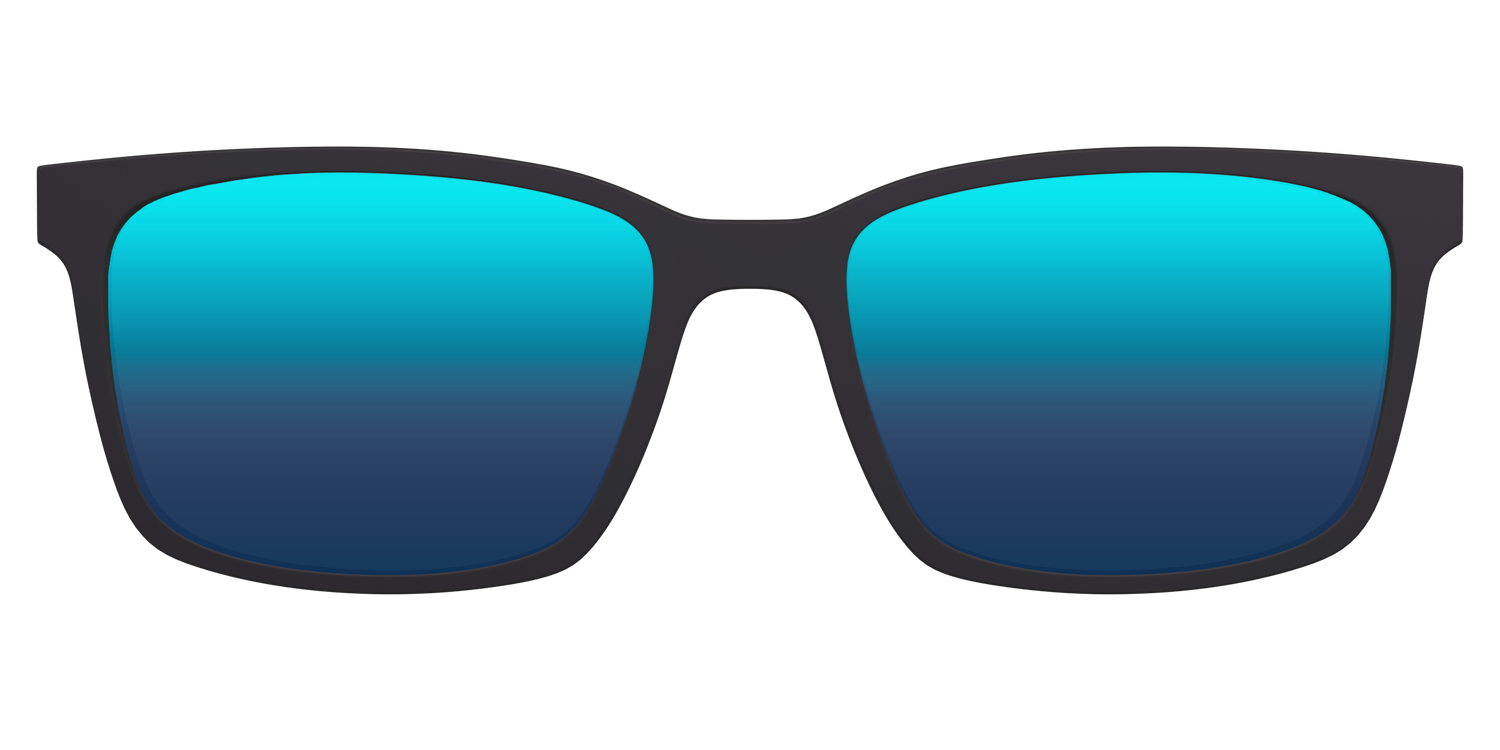 The Polarized Blue Reflective Sun Top - Lifestyle Kirby Top Image - Pair Eyewear