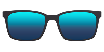 The Polarized Blue Reflective Sun Top - Front Top Thumbnail - Pair Eyewear