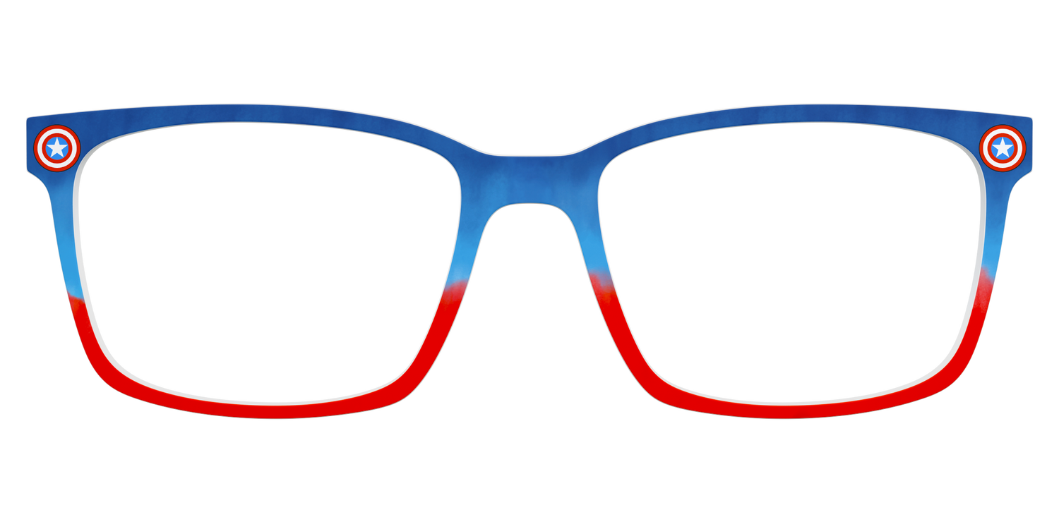 The Captain America Shield - Lifestyle Kirby Top Image - Pair Eyewear
