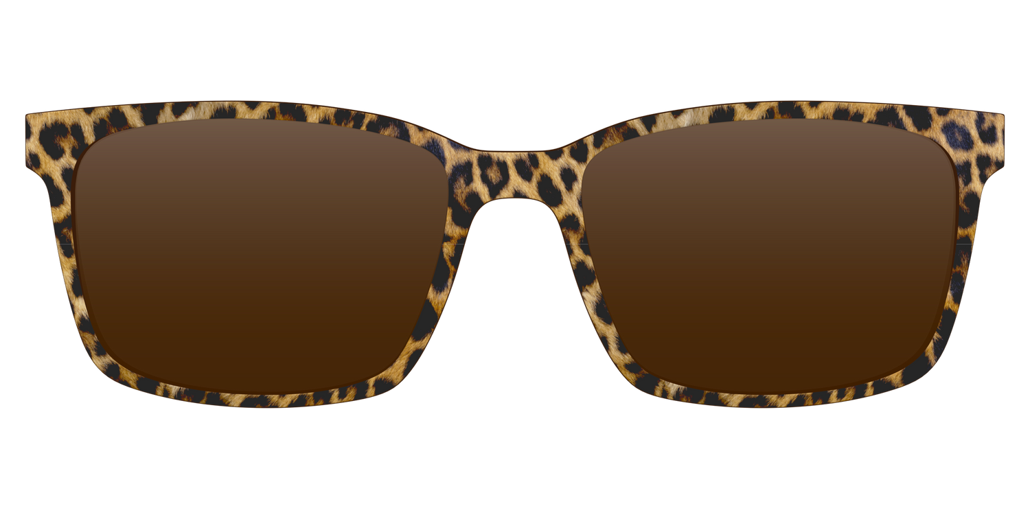 The Polarized Cheetah Spots Sun Top - Lifestyle Kirby Top Image - Pair Eyewear