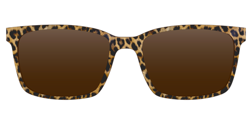 The Polarized Cheetah Spots Sun Top - Kirby Top - Pair Eyewear