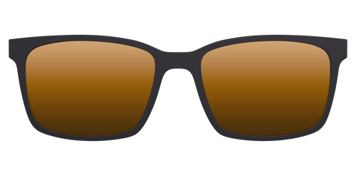 The Polarized Gold Reflective Sun Top - Kirby Top - Pair Eyewear