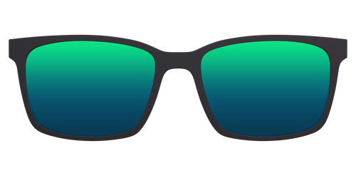 The Polarized Green Reflective Sun Top - Kirby Top - Pair Eyewear