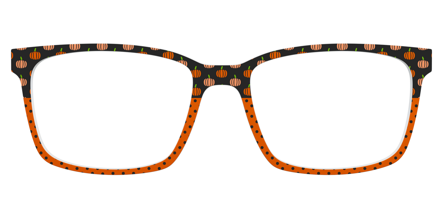 The Pumpkin Pin Dot - Lifestyle Kirby Top Image - Pair Eyewear