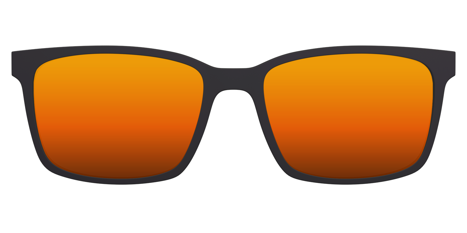 The Polarized Orange Reflective Sun Top - Lifestyle Kirby Top Image - Pair Eyewear