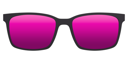 The Polarized Pink Reflective Sun Top - Kirby Top - Pair Eyewear