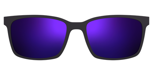 The Polarized Purple Reflective Sun Top - Kirby Top - Pair Eyewear