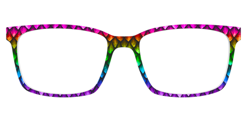 The Rainbow Dragon Scales - Kirby Top - Pair Eyewear
