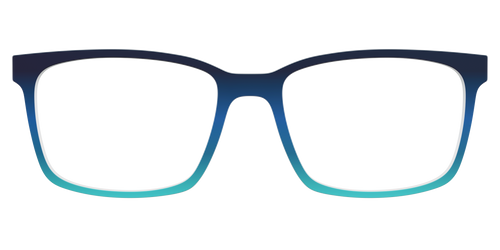 The Royal Blue to Seafoam Gradient - Kirby Top - Pair Eyewear