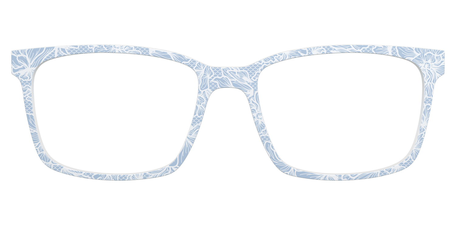 The Something Blue Floral Lace - Lifestyle Kirby Top Image - Pair Eyewear