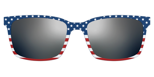 The Polarized Stars & Stripes Sun Top - Kirby Top - Pair Eyewear