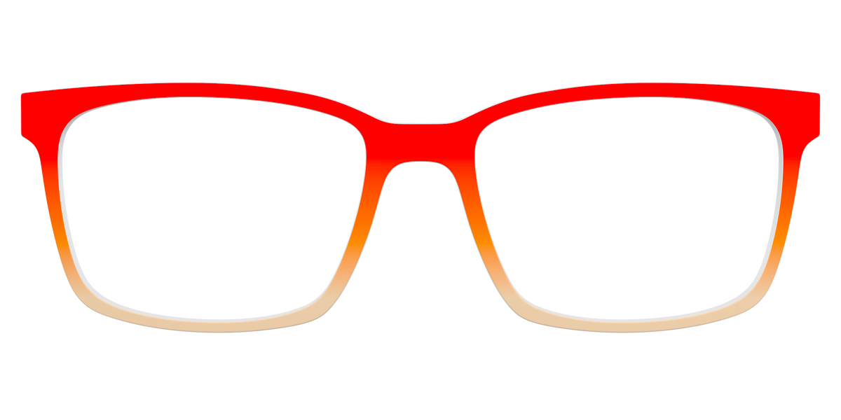 The Tangerine to Apricot Gradient - Lifestyle Kirby Top Image - Pair Eyewear