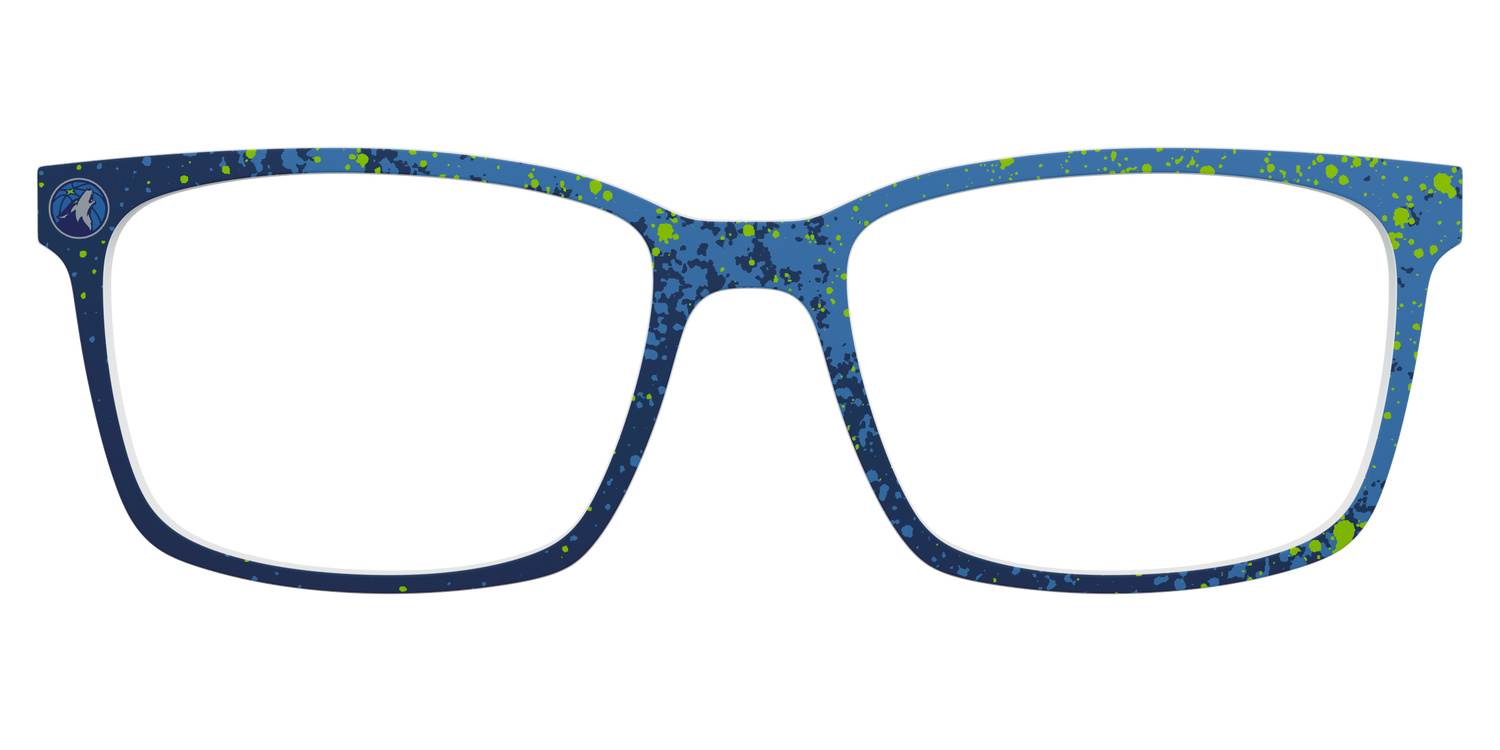 The Timberwolves Splatter - Lifestyle Kirby Top Image - Pair Eyewear
