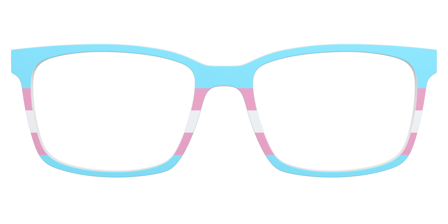 The Transgender Flag - Lifestyle Kirby Top Image - Pair Eyewear