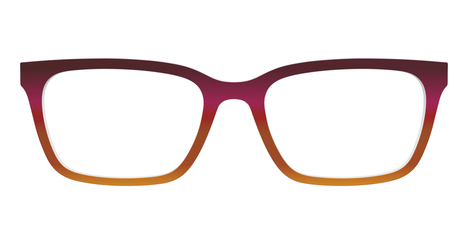 The Umber to Ochre Gradient - Front Top Image - Pair Eyewear