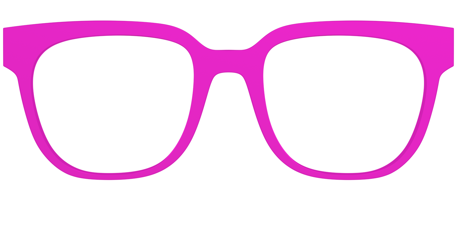 The Hot Pink - Front Top Image - Pair Eyewear