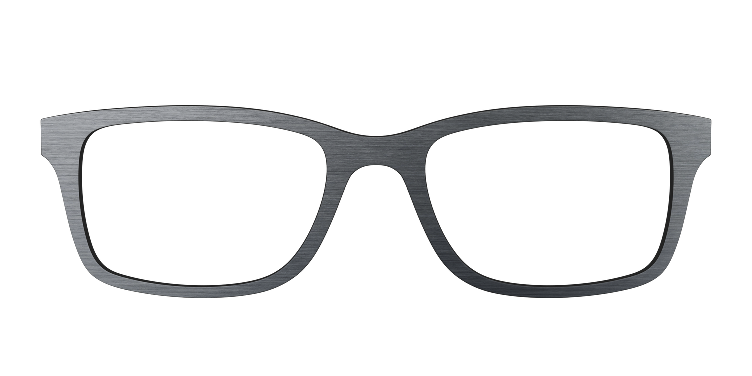 The Brushed Nickel - Front Top Image - Pair Eyewear
