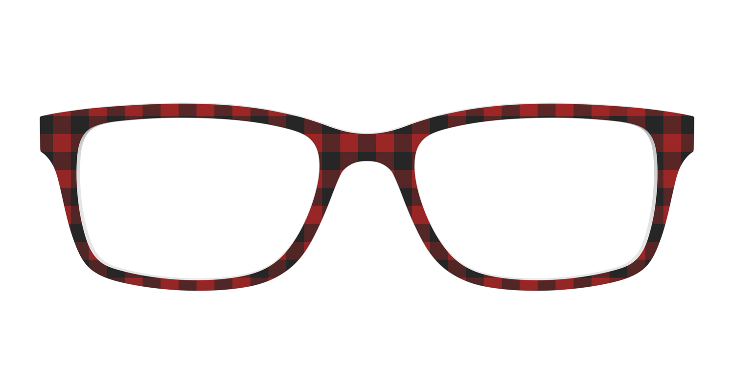 The Buffalo Plaid - Front Top Image - Pair Eyewear