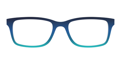 The Royal Blue to Seafoam Gradient - Front Top Thumbnail - Pair Eyewear