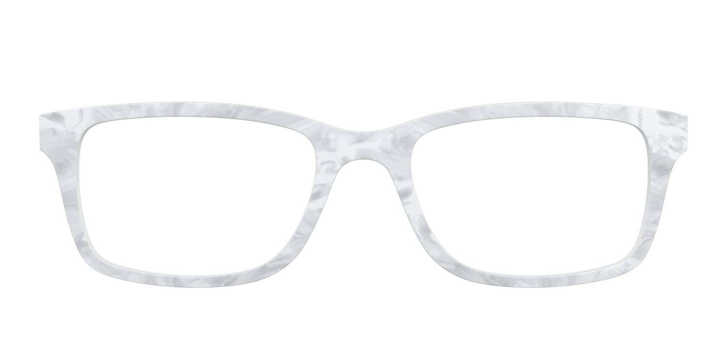 The White Pearlescent - Front Top Image - Pair Eyewear