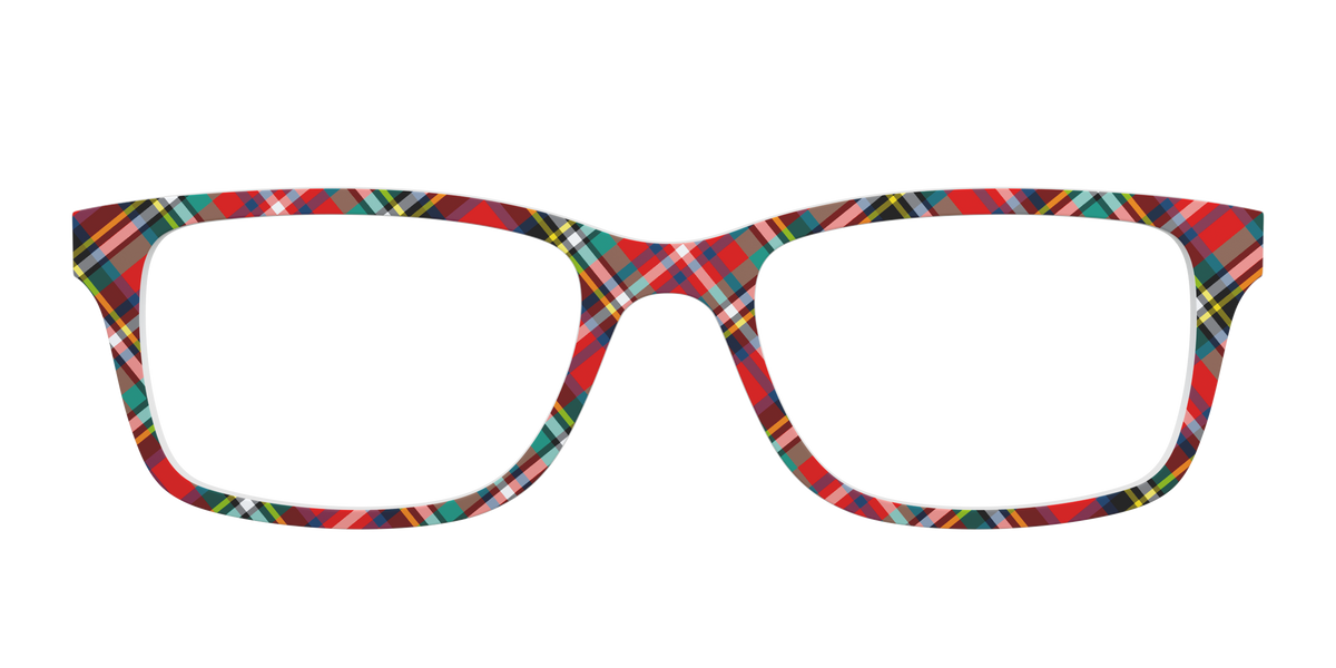 The Winter Plaid - Front Top Image - Pair Eyewear