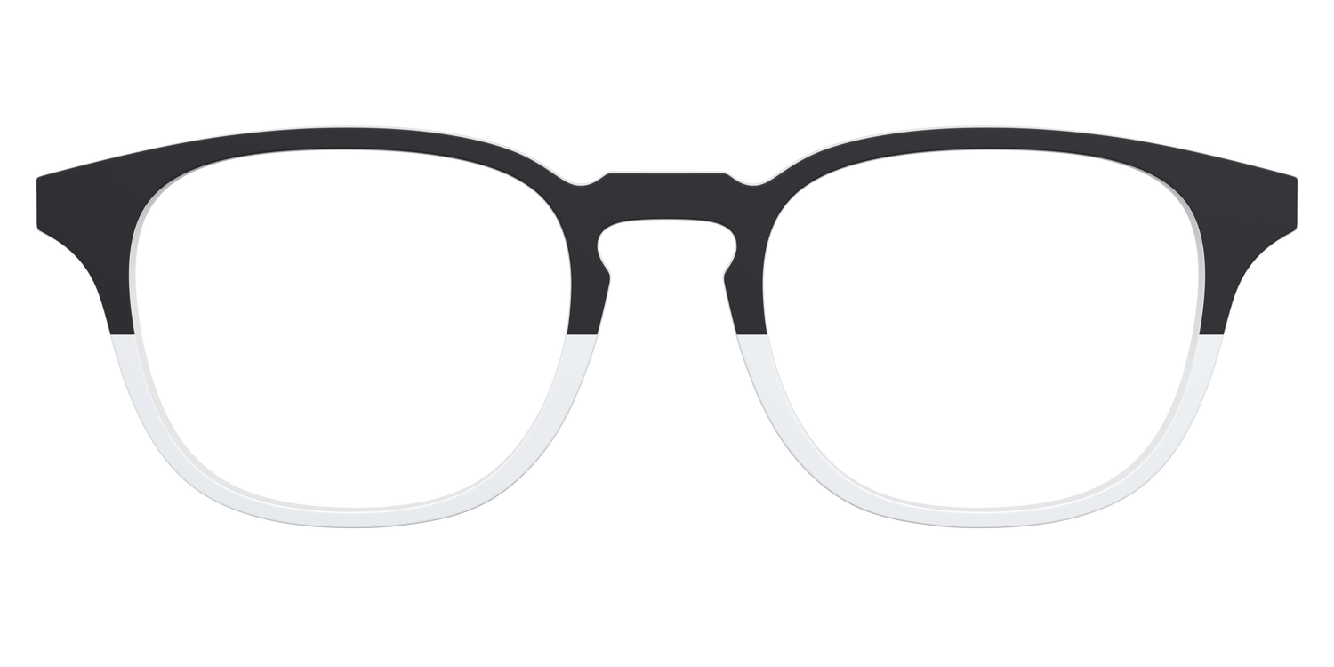 The Black and White - Front Top Image - Pair Eyewear