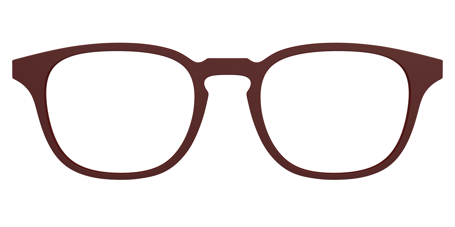 The Chocolate - Front Top Image - Pair Eyewear