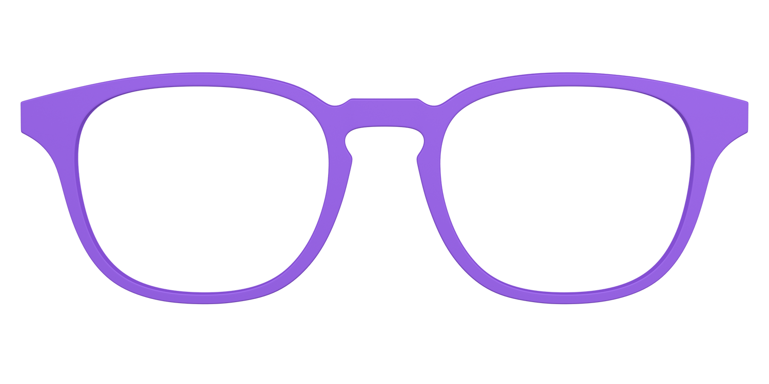 The Purple - Front Top Image - Pair Eyewear