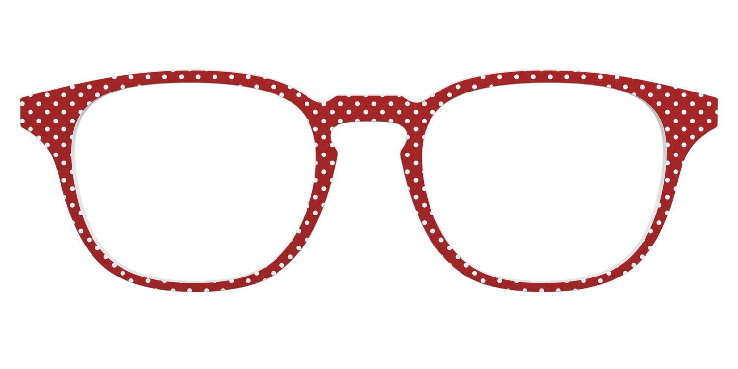 The Ruby Pin Dot - Front Top Image - Pair Eyewear