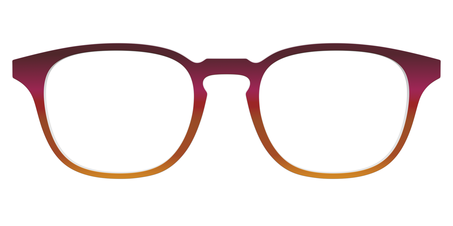 The Umber to Ochre Gradient - Front Top Image - Pair Eyewear