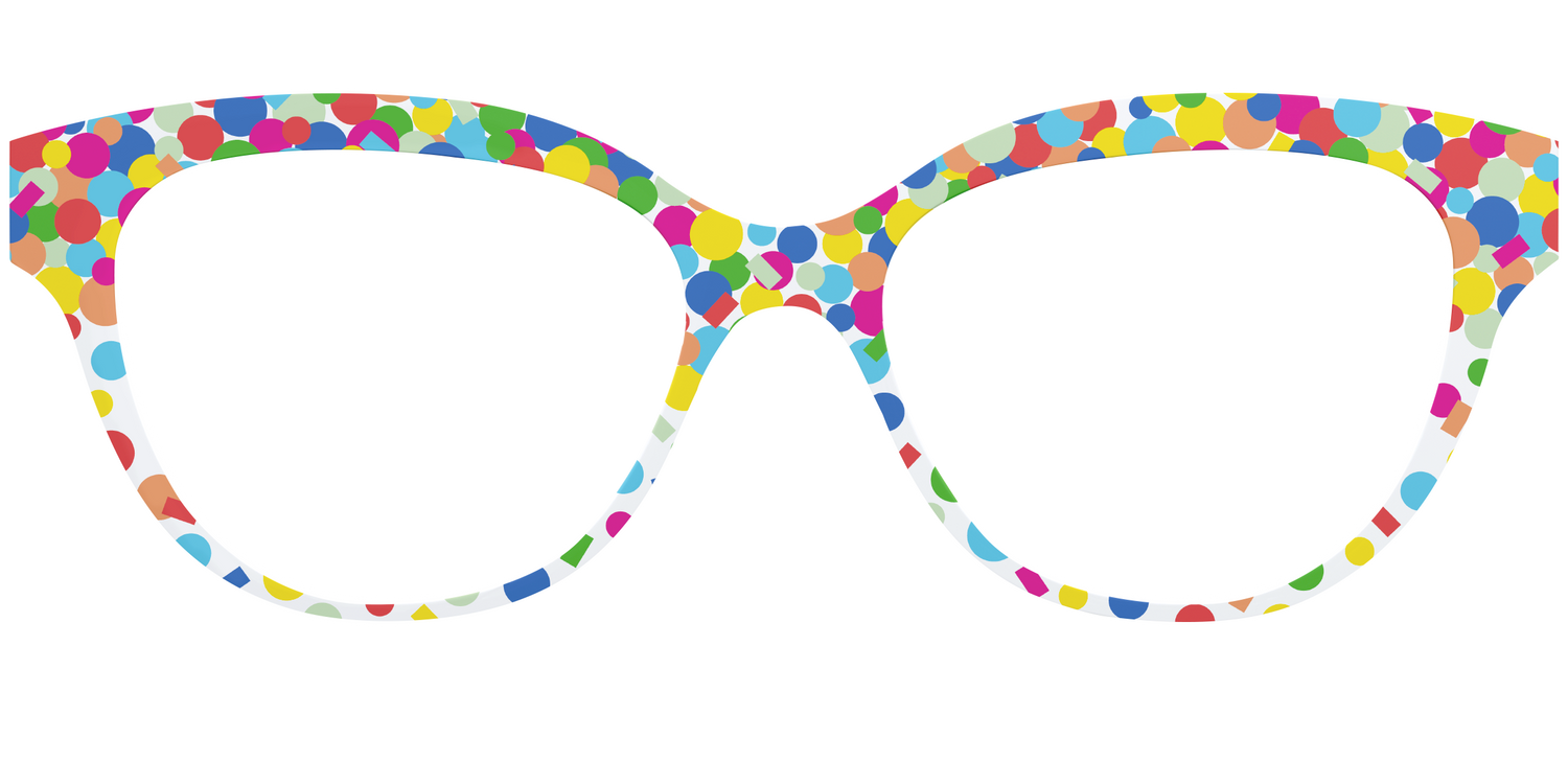 The Confetti - Front Top Image - Pair Eyewear
