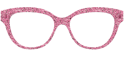 The Hot Pink Sparkle - Front Top Thumbnail - Pair Eyewear