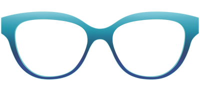 The Ocean Blue - Front Top Thumbnail - Pair Eyewear