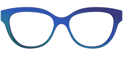 The Peacock Ombre - Front Top Thumbnail - Pair Eyewear