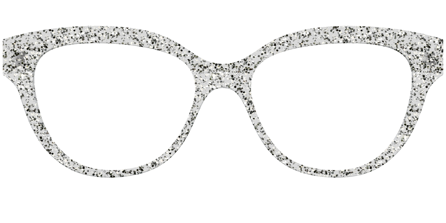 The Silver Sparkle - Front Top Image - Pair Eyewear
