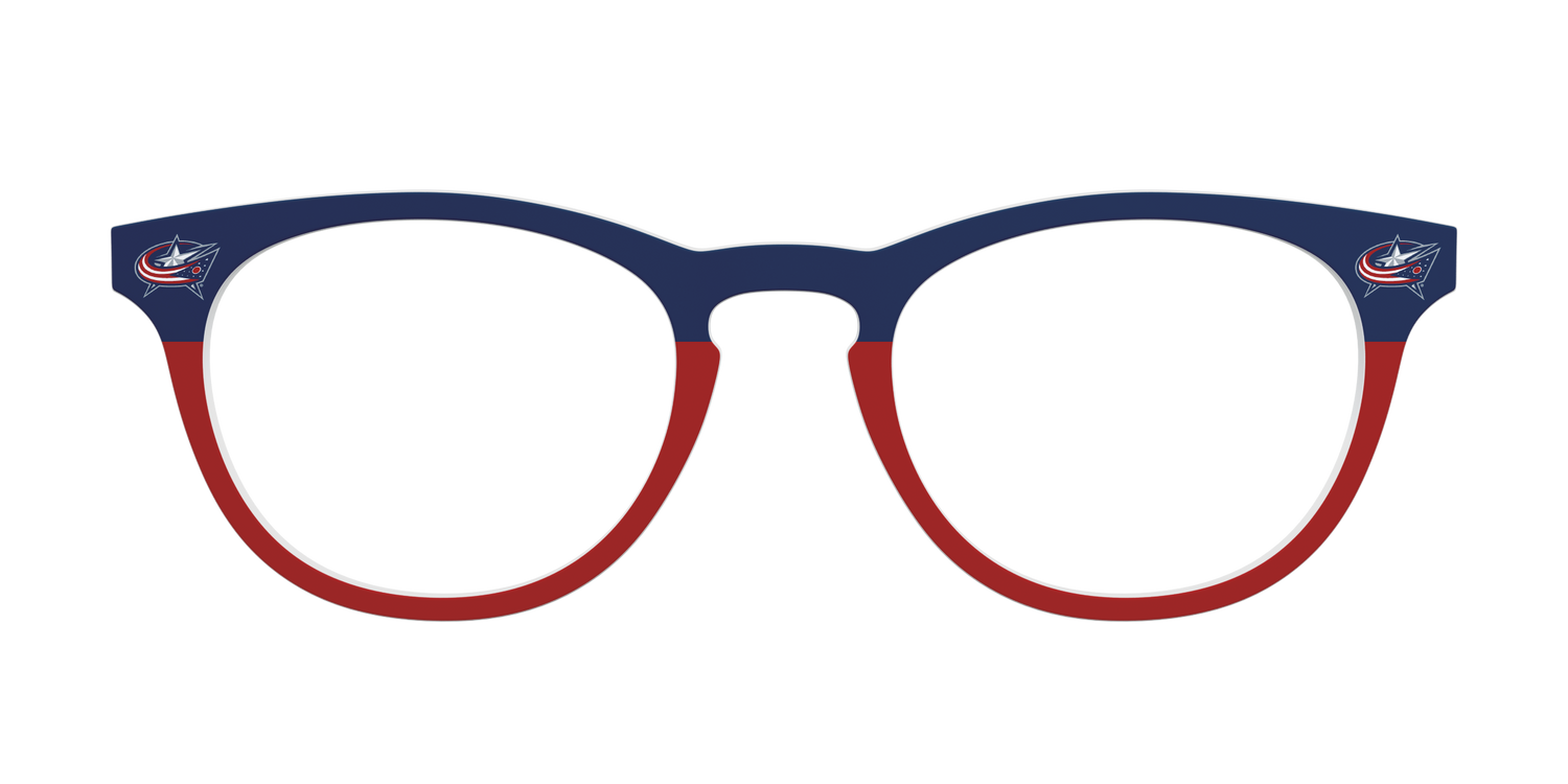 The Blue Jackets® Split - Front Top Image - Pair Eyewear