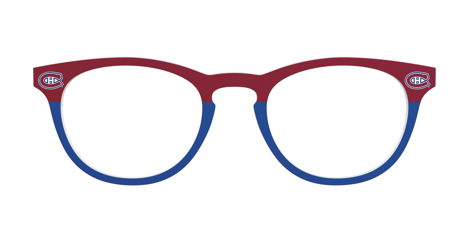The Canadiens® Split - Front Top Image - Pair Eyewear