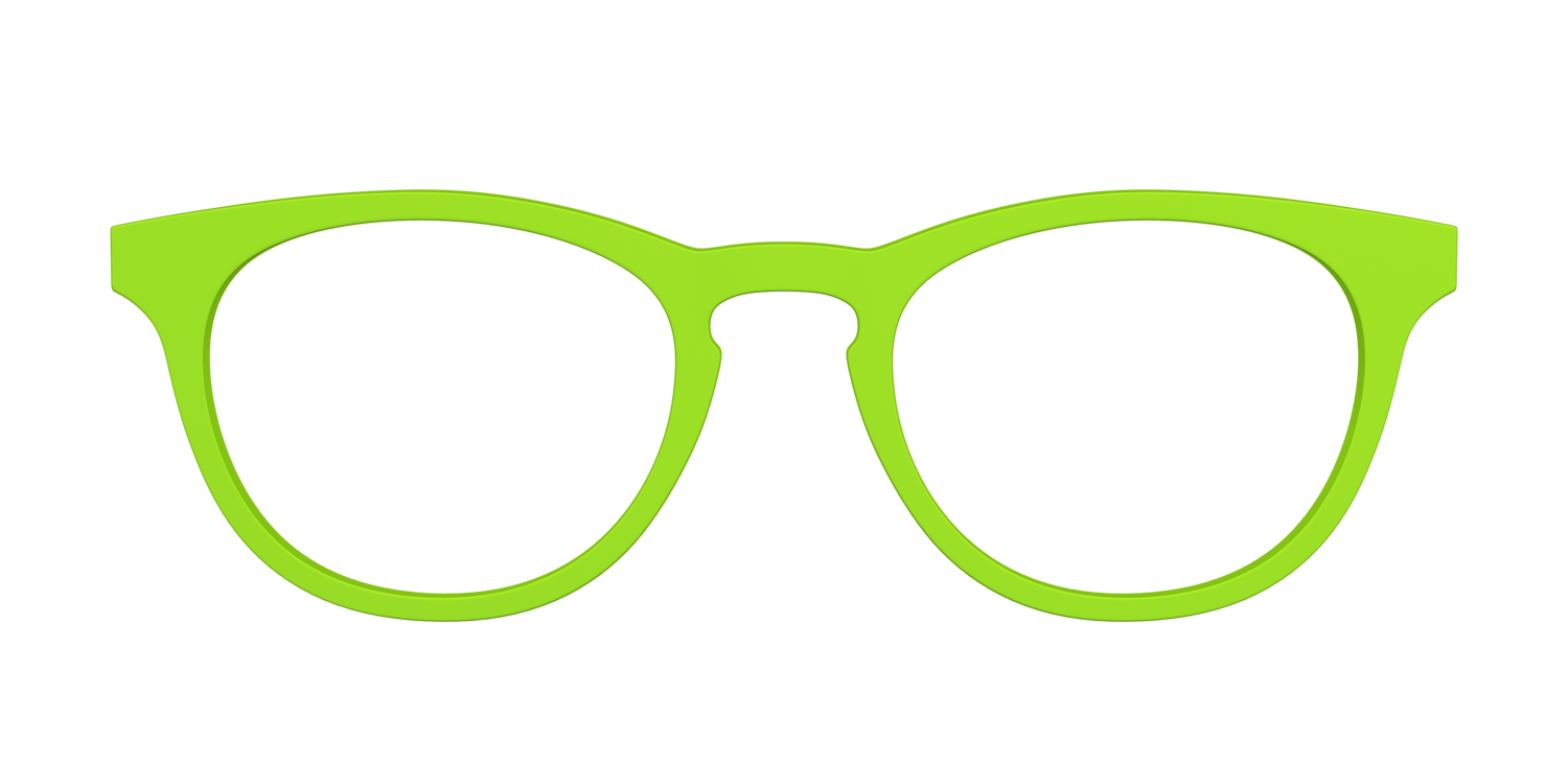 The Lime Green - Front Top Image - Pair Eyewear