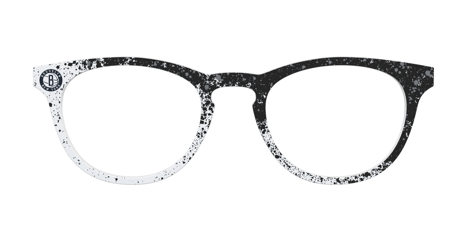 Nets Splatter - Front Top Image - Pair Eyewear