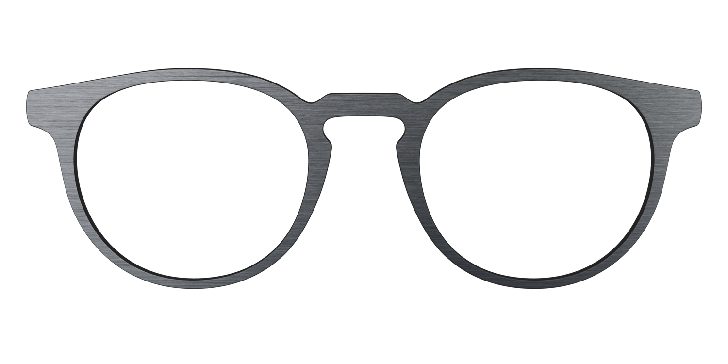 The Brushed Nickel - Front Top Image - Pair Eyewear
