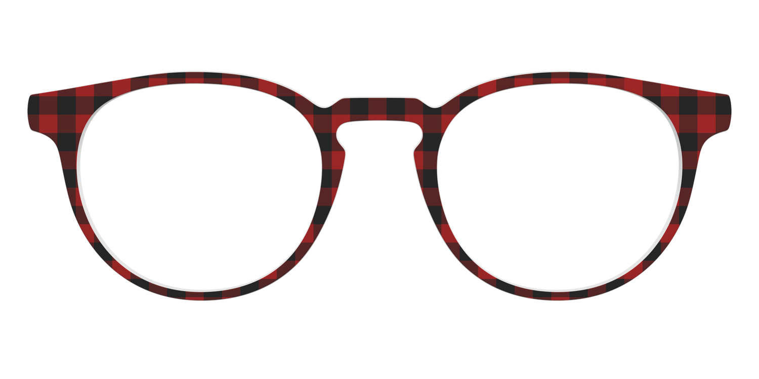 The Buffalo Plaid - Front Top Image - Pair Eyewear